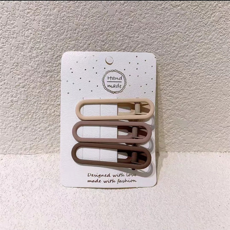 Pinzas Para El Cabello De Metal Lateral De Color Caramelo al por mayor